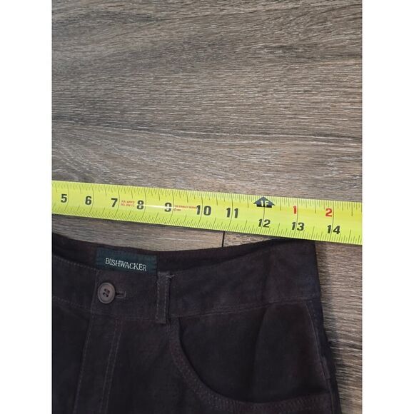 Vintage Bushwacker Genuine Leather Pants Brown Suede Size 10 | Made in USA - Picture 5 of 9